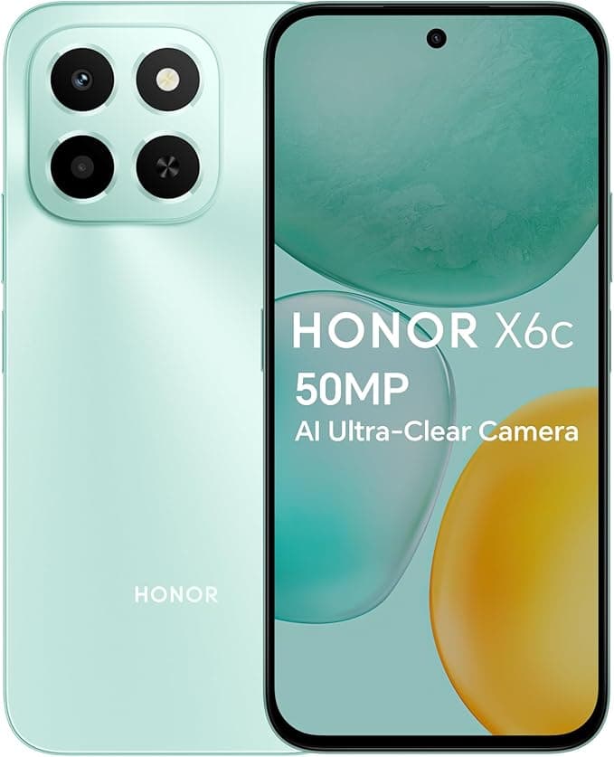 Honor X6c 6/128GB (Midnight Black, Ocean Cyan) – Brand New | City Gadgets Kenya