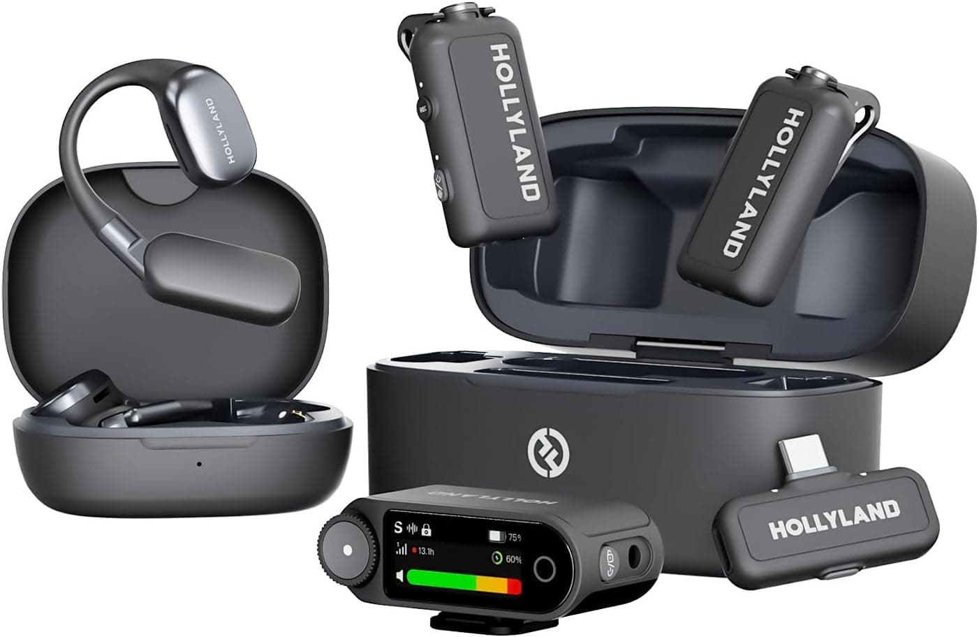 Hollyland Lark Max 2 Wireless Microphone System with Wireless Monitoring | citygadgetskenya.co.ke