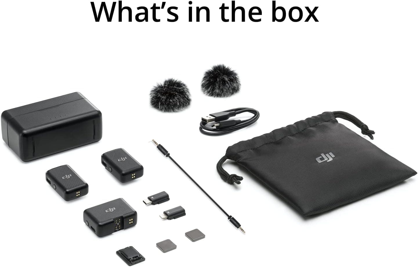 DJI Mic (2 TX + 1 RX) Wireless Lavalier Microphone | citygadgetskenya.co.ke