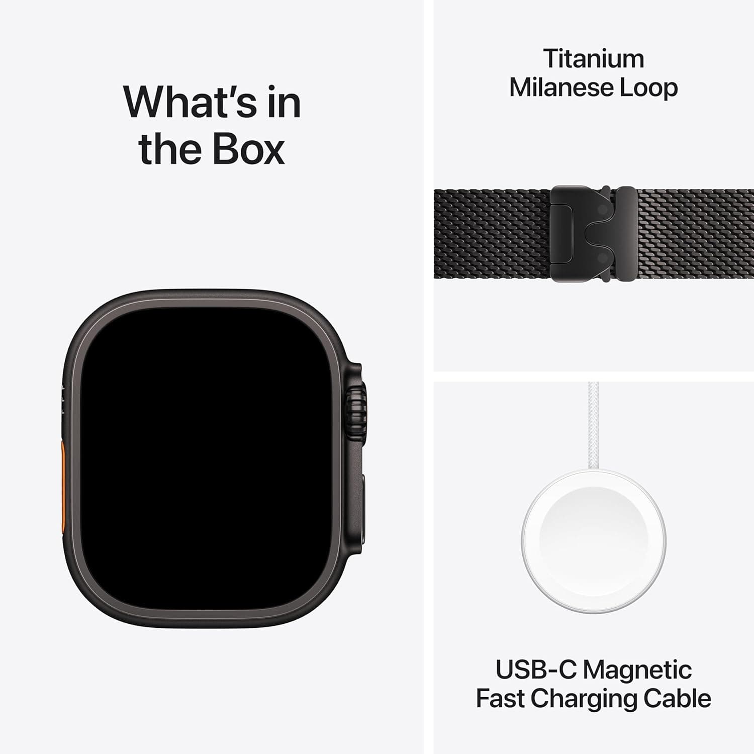 Apple Watch Ultra 3 49mm Black Titanium – Black Milanese Loop – Brand New | City Gadgets Kenya
